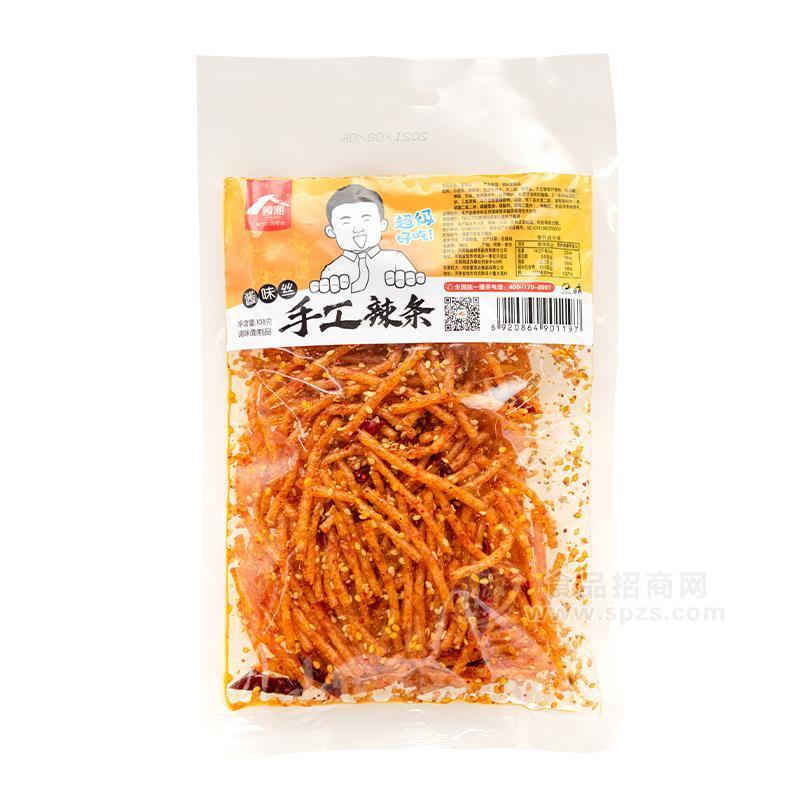 ·顾湘手工辣条酱味丝辣条招商108g 