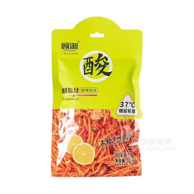 顾湘酸辣粉味爆酸丝调味面制品118g