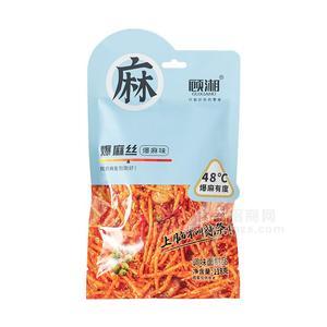 顧湘爆麻味爆麻絲調(diào)味面制品118g