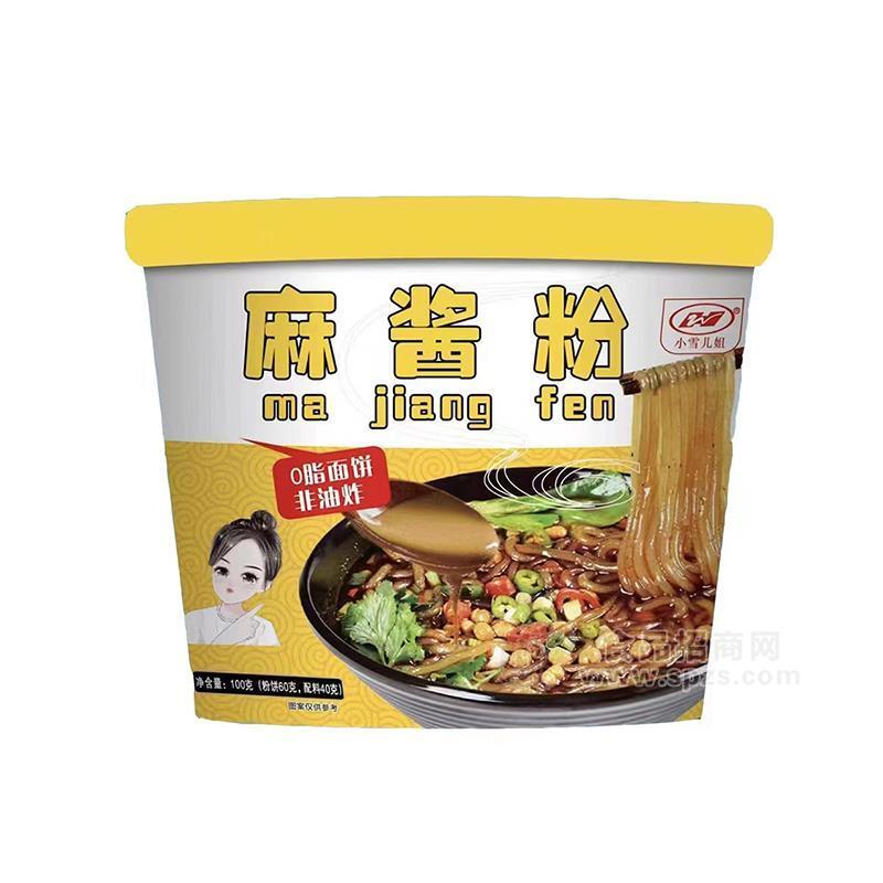 小雪兒姐麻醬粉0脂面餅非油炸100g