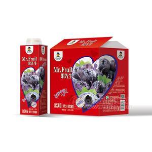 玉川果先生蓝莓果汁饮料1.5lx6瓶