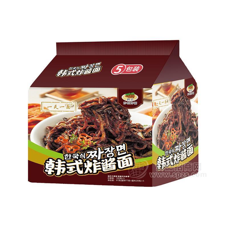 韩式炸酱面方便食品100gx5