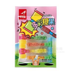 可可隆BB锤多彩糖果糖玩招商20g