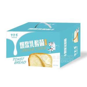 艾司客爆漿乳酸菌切片吐司面包休閑食品