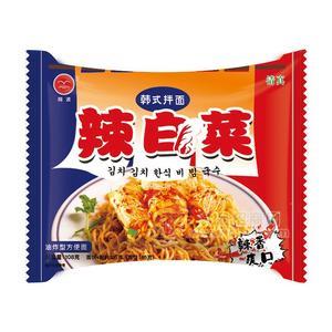 翔波辣白菜韩式拌面油炸型方便面108g