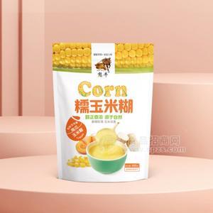 憨牛南瓜玉米糊糯玉米糊方便食品400g