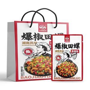 时来运转爆椒田螺香辣味休闲食品湖南风味240g