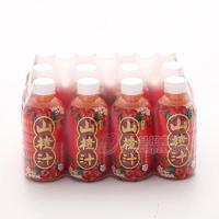 山楂汁山楂味果味飲料招商350ml×12瓶