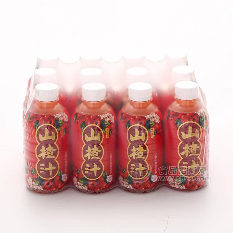 ·山楂汁山楂味果味饮料招商350ml×12瓶 