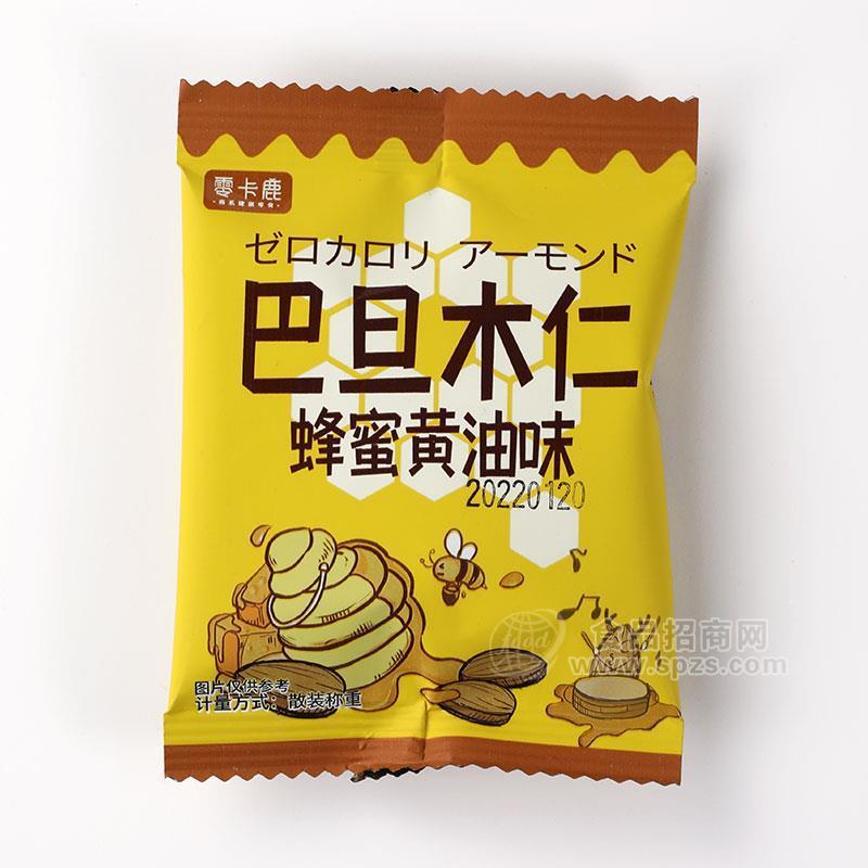 零卡鹿蜂蜜黃油味巴旦木仁休閑食品