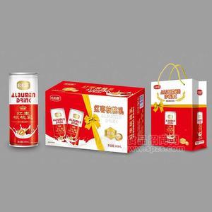 幺幺旺紅棗核桃乳植物蛋白飲料240ml