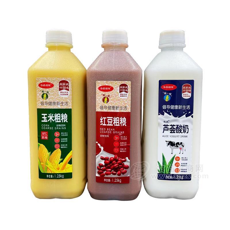 谷品結(jié)緣玉米粗糧紅豆粗糧蘆薈酸奶飲料1.25kg