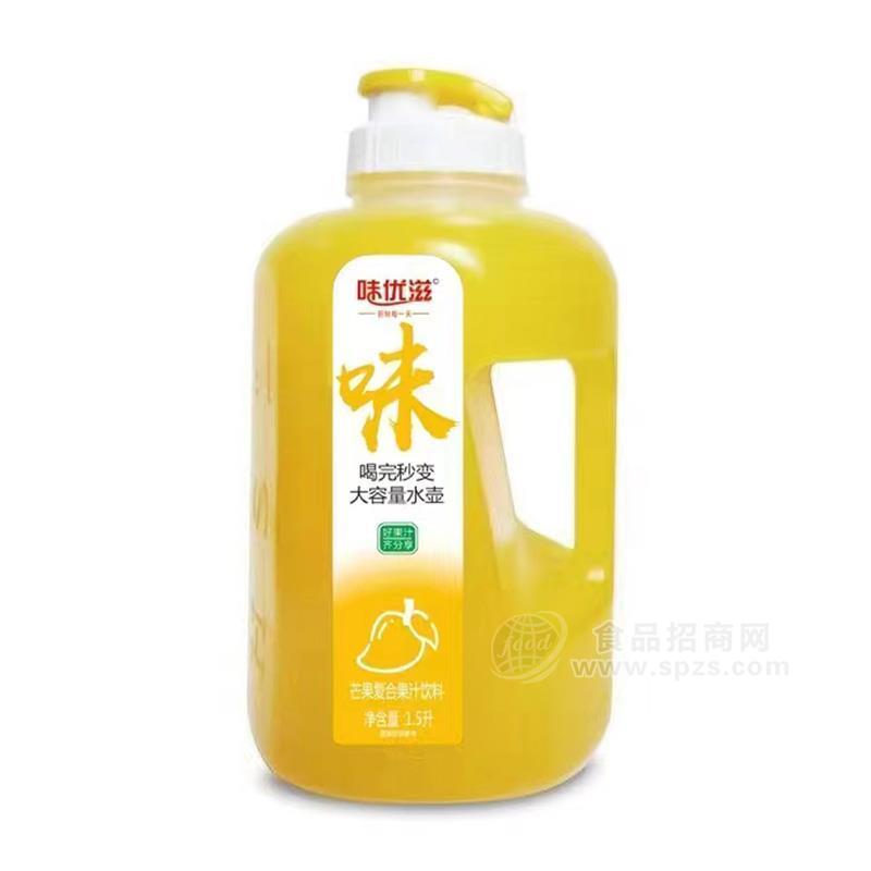 味优滋芒果复合果汁饮料1.5L 