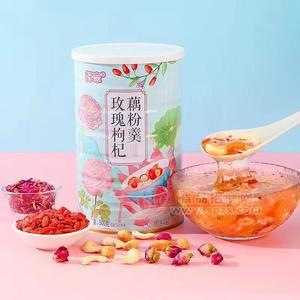 好戀玫瑰枸杞藕粉羹方便食品沖調(diào)食品500g