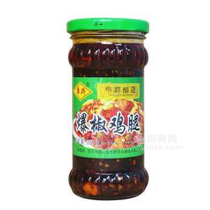 华群酿造爆椒鸡腿酱260g