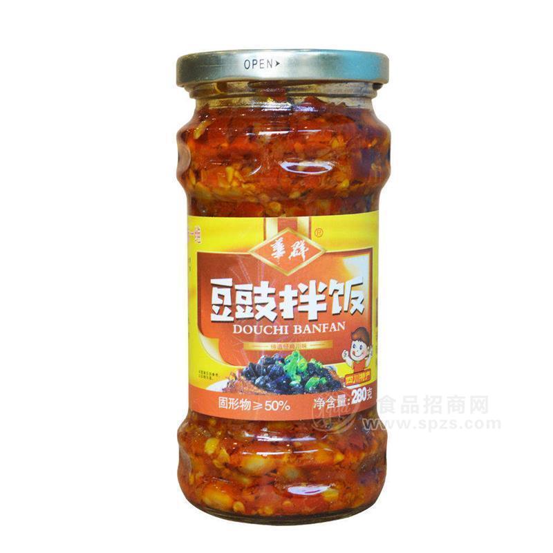 ·华群豆豉拌饭酱280g 