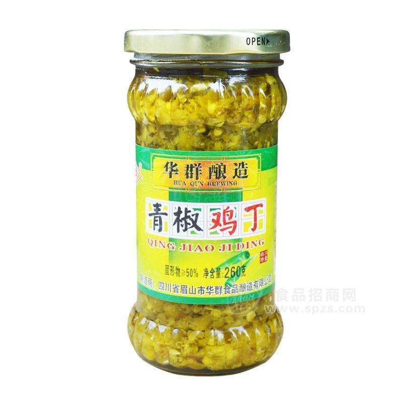 ·华群酿造青椒鸡丁酱260g 