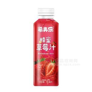 希美樂蜂蜜草莓汁果汁飲料445g