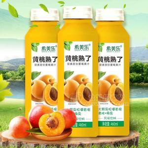 希美樂(lè)黃桃熟了黃桃加椰果風(fēng)味飲料460ml