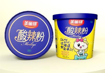 美丽琪小黄猫酸辣粉方便粉丝方便食品全国招商
