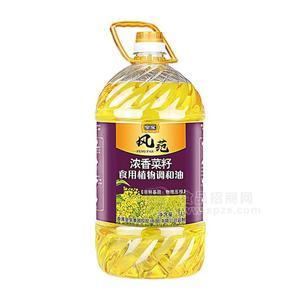 皇家風(fēng)范濃香菜籽食用植物調(diào)和油食用油招商5L