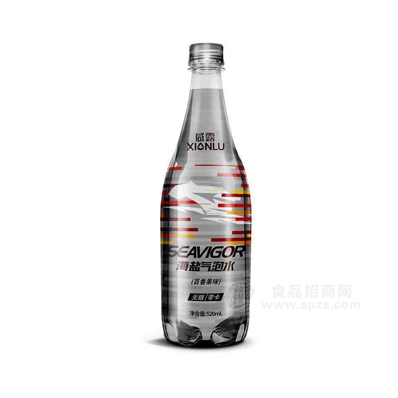 咸露海鹽氣泡水百香果味520ml