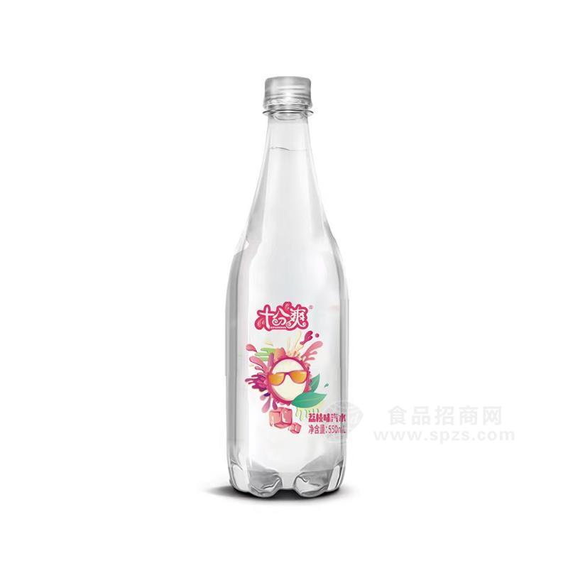 十分爽荔枝味汽水550ml