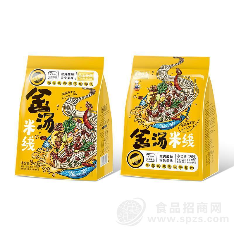 舌尖快线金汤米线袋装方便食品280g