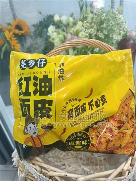 堯鄉(xiāng)仔紅油面皮非油炸方便食品麻醬味