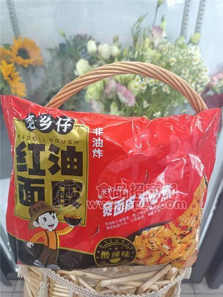 尧乡仔红油面皮非油炸方便食品酸辣味