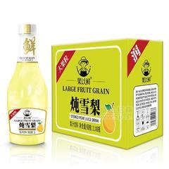 果以鲜大果粒炖雪梨梨汁饮料箱装1lx8瓶