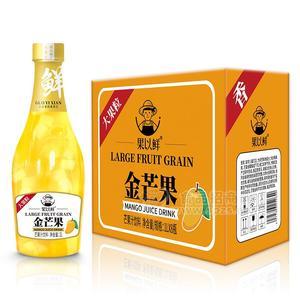 果以鮮金芒果大果粒芒果汁飲料1lx8瓶