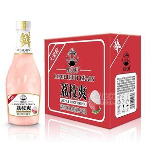 果以鮮大果粒荔枝爽荔枝汁飲料箱裝1lx8瓶