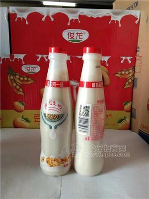 三奇磨坊豆奶蛋白植物饮料玻璃瓶装320ml饮料招商