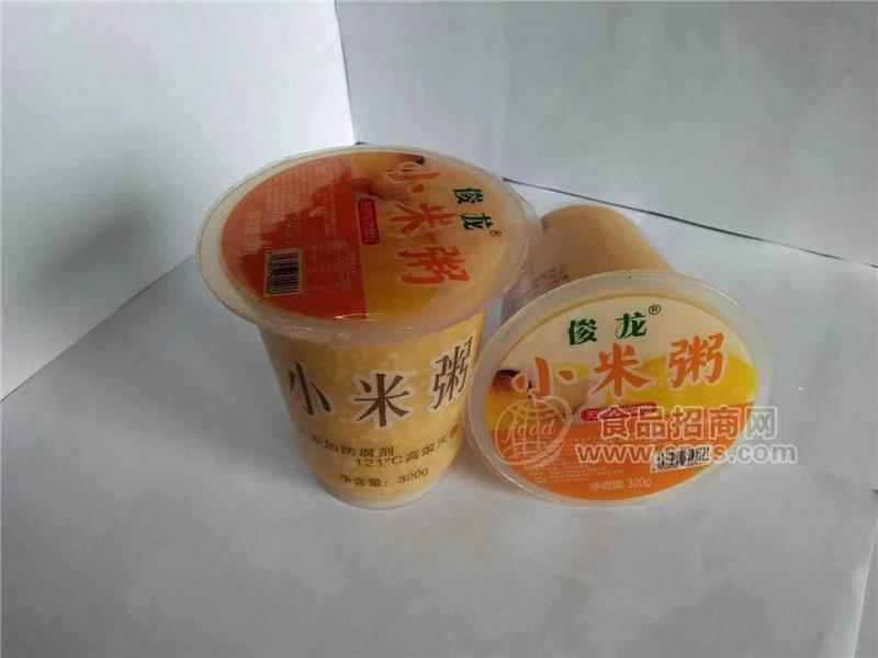 俊龍小米粥杯裝早餐粥方便粥食品320g