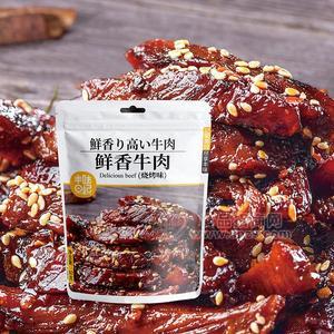 丰味日记鲜香牛肉烧烤味肉干肉脯休闲零食60g