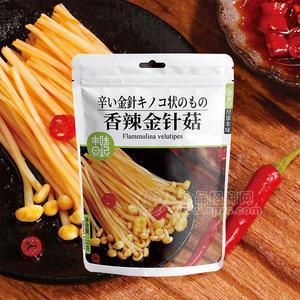 丰味日记香辣金针菇休闲食品素食115g