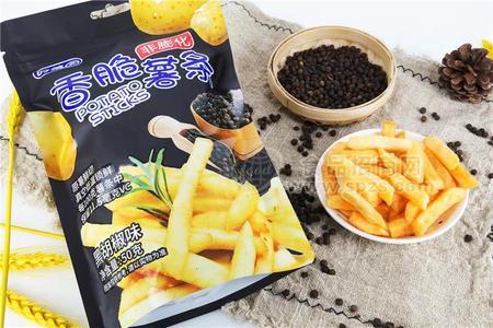 莳菓园香脆薯片非膨化食品果蔬脆片黑胡椒味一件代发休闲零食薯条