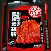风旺麻辣味黑椒素板筋调味面制品辣条招商80g