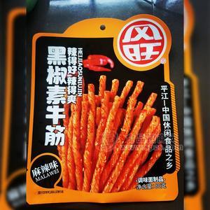 風(fēng)旺麻辣味黑椒素牛筋調(diào)味面制品辣條招商80g