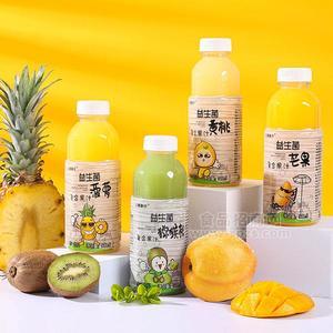 三稞菓仔益生菌菠萝黄桃芒果猕猴桃复合果汁饮料
