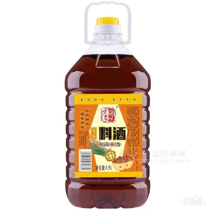 柴府源味蔥姜料酒味調味酒4.9L