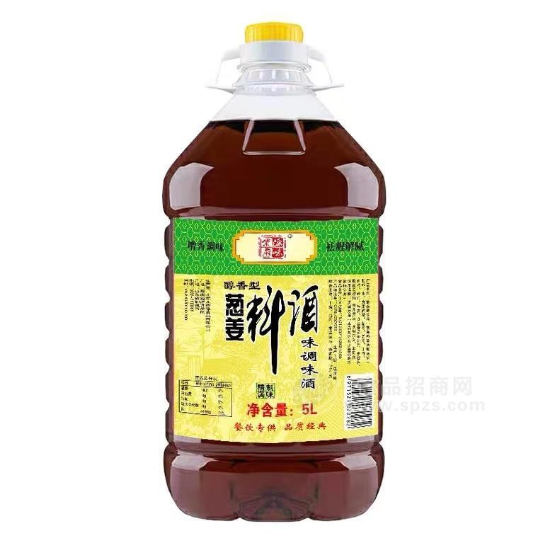 柴府源味蔥姜料酒味調味酒5L