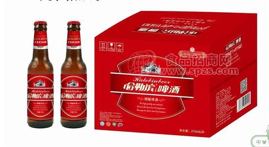 哈勒滨花姑娘精酿啤酒玻璃瓶275ml×20瓶