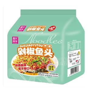 嘉樂同學剁椒魚頭拌面方便食品袋裝招商116g×5包