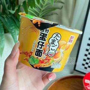 嘉乐同学芝麻飘香味百分蛋仔面方便食品桶装招商46g