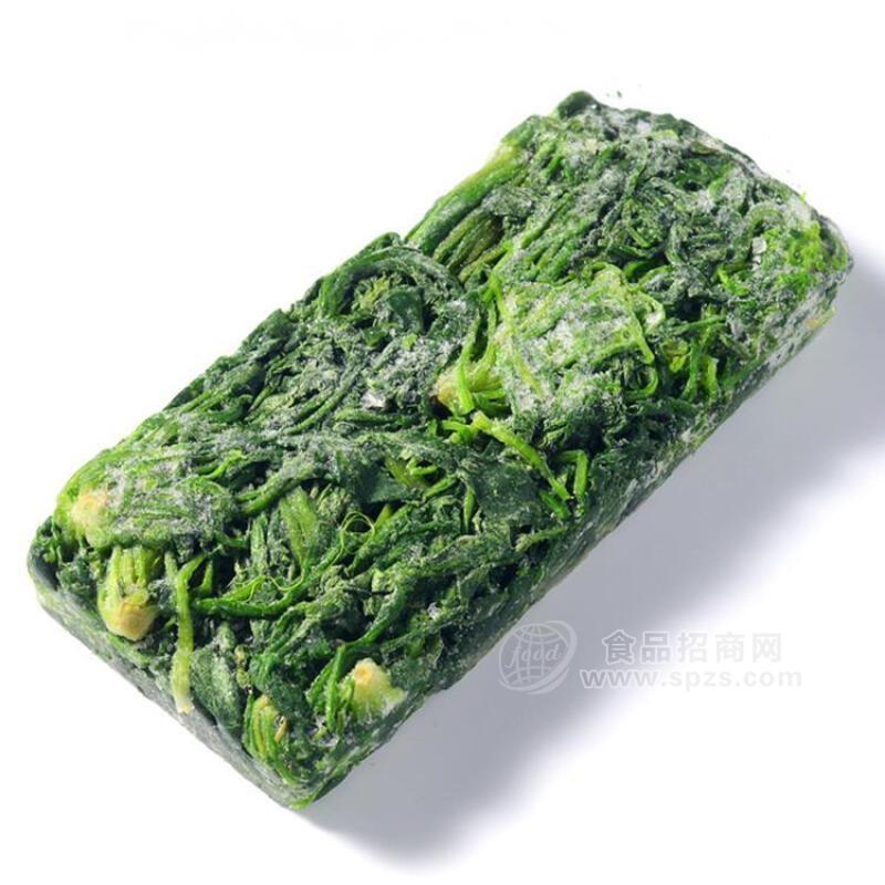 菜老蔫速凍薺菜塊，整顆薺菜，特色食材，生胚包子餡，速凍蔬菜