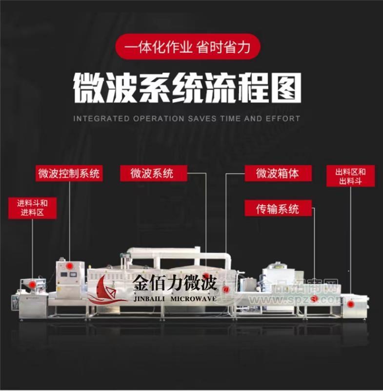 微波化工原料干燥设备 隧道式微波设备