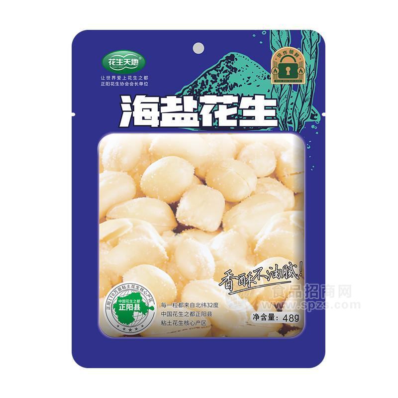 ·花生天地海盐花生休闲食品48g 