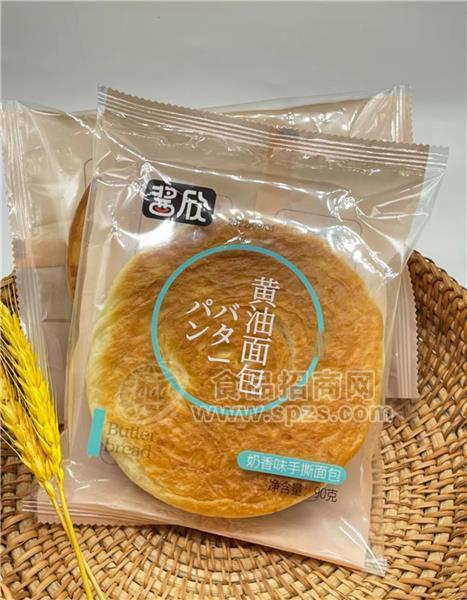 醬欣傳統(tǒng)黃油面包奶香味手撕面包糕點定量面包招商